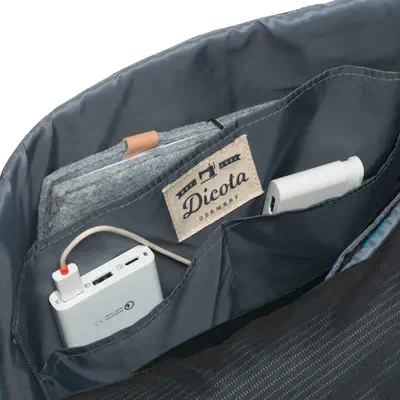 DICOTA MOVE 13-15.6 39,6 cm (15.6") Sac Messenger Noir - Dicota - Accessoire - visuel 7