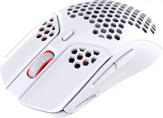 HyperX Pulsefire Haste - Souris sans fil pour gaming (blanche) - visuel 4