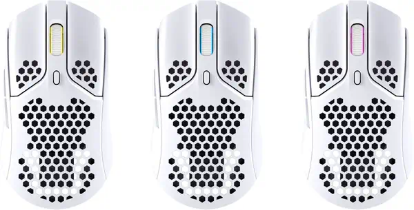 HyperX Pulsefire Haste - Souris sans fil pour gaming (blanche) - visuel 5