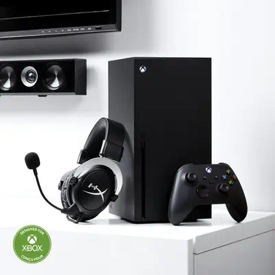 Casque HyperX CloudX pour jeux (argent argenté noir) - Xbox - Casque Micro - visuel 6