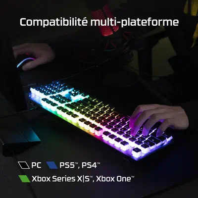 Alliage HyperX origins 60 - Clavier mécanique de jeu - Rouge HX (disposition des États-Unis) - visuel 3