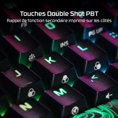 Alliage HyperX origins 60 - Clavier mécanique de jeu - Rouge HX (disposition des États-Unis) - visuel 5