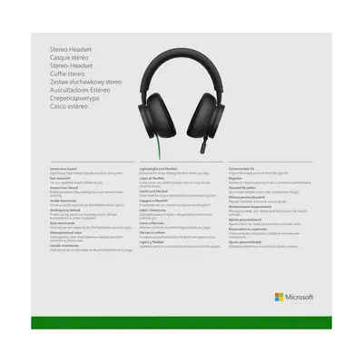 Microsoft Xbox Stereo Headset Casque Avec fil Arceau Gaming Noir - Casque Micro - visuel 10