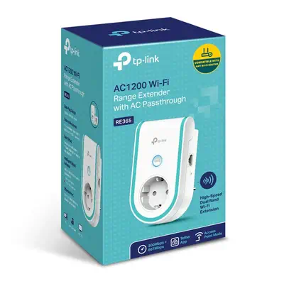 TP-Link RE365 prolongateur réseau Répéteur réseau Blanc 10, 100 Mbit/s - Accessoire Réseau - visuel 4
