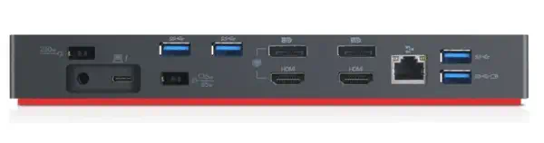 Lenovo 40AN0135SA station d'accueil Avec fil Thunderbolt 3 Noir - Station d'accueil pour portable - visuel 3