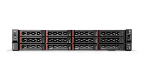 Lenovo ThinkSystem SR590 serveur Rack (2 U) Intel® Xeon® Silver 4208 2,1 GHz 32 Go DDR4-SDRAM 750 W - Serveur - visuel 3