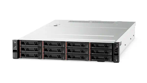 Lenovo ThinkSystem SR590 serveur Rack (2 U) Intel® Xeon® Silver 4208 2,1 GHz 32 Go DDR4-SDRAM 750 W - Serveur - visuel 1