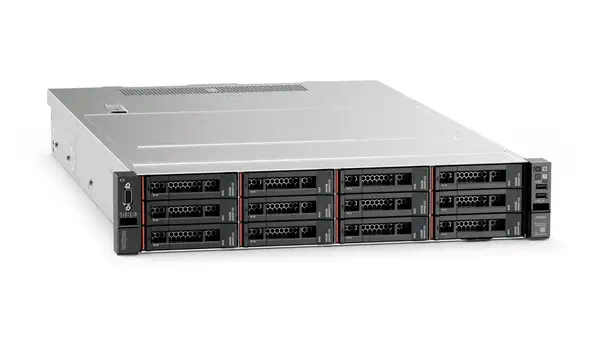 Lenovo ThinkSystem SR590 serveur Rack (2 U) Intel® Xeon® Silver 4208 2,1 GHz 32 Go DDR4-SDRAM 750 W - Serveur - visuel 2