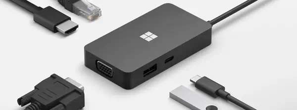 Microsoft 1E4-00003 station d'accueil Noir - Station d'accueil pour portable - visuel 2