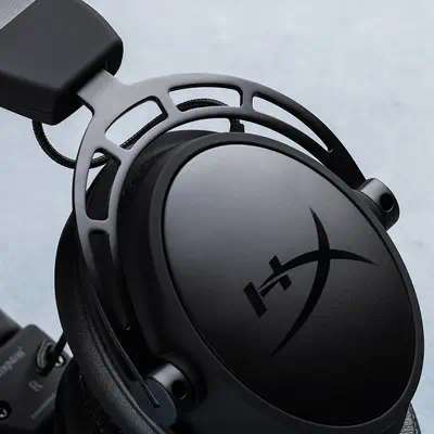 Casque gaming sans fil HyperX Cloud Alpha (noir-rouge) - Casque Micro - visuel 10