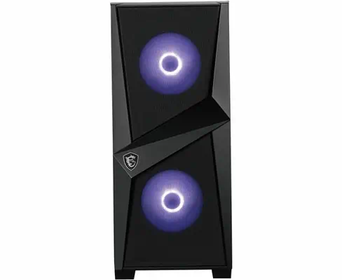 MSI MAG Forge 100M Midi Tower Noir, Transparent - Boitier - visuel 4