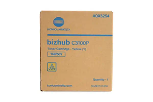 Konica Minolta TNP-50Y Cartouche de toner 1 pièce(s) Original Jaune - Toner - visuel 1