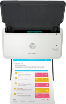 Scanjet Pro 2000 s2 Scanner à défilement A4, jusqu’à 35 ppm/70 ipm, 600 x 600 DPI - HP - visuel 4
