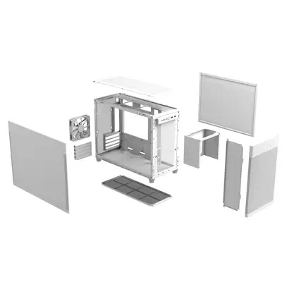 ASUS Prime AP201 MicroATX Mini Tower Blanc - Asus - Boitier - visuel 10
