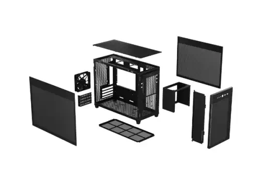 ASUS PRIME AP201 MicroATX Mini Tower Noir - Asus - Boitier - visuel 2