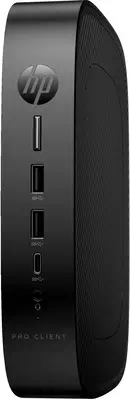HP Pro t550 2 GHz Windows 10 IoT Enterprise 1,3 kg Noir J6412 - Client léger - visuel 2