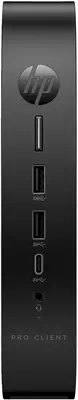 HP Pro t550 2 GHz Windows 10 IoT Enterprise 1,3 kg Noir J6412 - Client léger - visuel 1