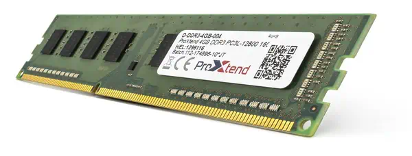 ProXtend D-DDR3-4GB-004 module de mémoire 4 Go 1 x 4 Go 240-pin DIMM - Mémoire - visuel 1