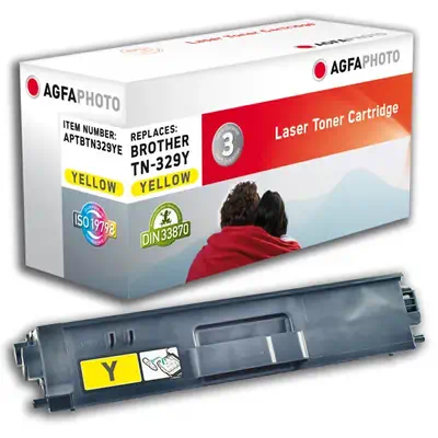 AgfaPhoto APTBTN329YE Cartouche de toner 1 pièce(s) Jaune - Toner - visuel 1