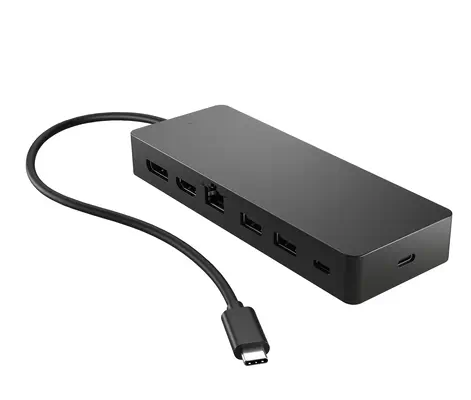 Concentrateur multiport USB-C universel HP - Station d'accueil pour portable - visuel 2