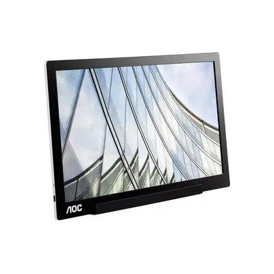 AOC 01 Series I1601FWUX écran plat de PC 39,6 cm (15.6") 1920 x 1080 pixels Full HD LED Argent, Noir - Ecran Ordinateur - visuel 4