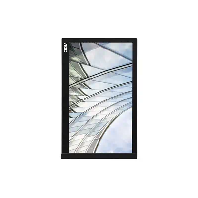 AOC 01 Series I1601FWUX écran plat de PC 39,6 cm (15.6") 1920 x 1080 pixels Full HD LED Argent, Noir - Ecran Ordinateur - visuel 5