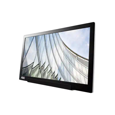 AOC 01 Series I1601FWUX écran plat de PC 39,6 cm (15.6") 1920 x 1080 pixels Full HD LED Argent, Noir - Ecran Ordinateur - visuel 3