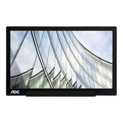 AOC 01 Series I1601FWUX écran plat de PC 39,6 cm (15.6") 1920 x 1080 pixels Full HD LED Argent, Noir - Ecran Ordinateur - visuel 2