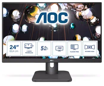 Achat AOC 24E1Q 23.8p - 1920 x 1080 Full HD (1080p) 60 Hz - IPS - 250 cd/m2 au meilleur prix
