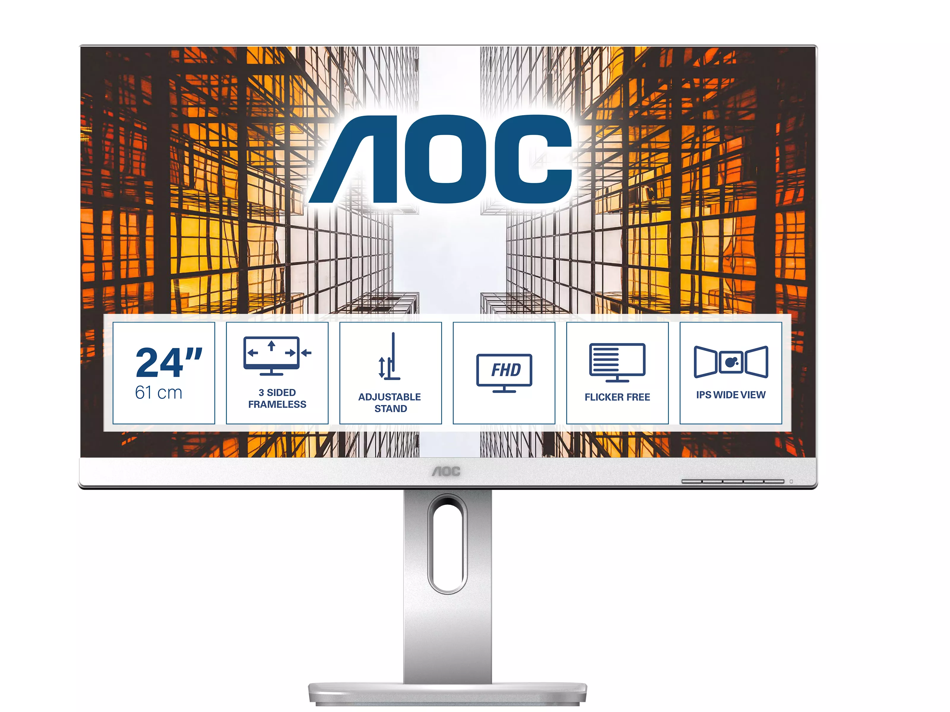 Vente Ecran Ordinateur AOC X24P1/GR - LCD -24inch -16:9-IPS- Full HD - 250 cd/m2