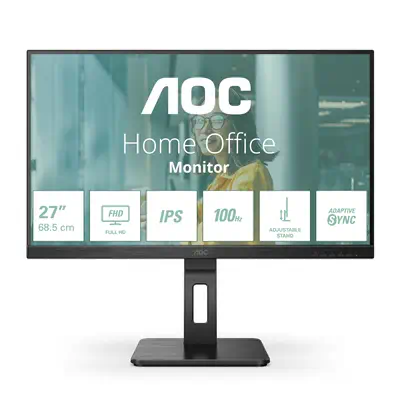 AOC P2 27P2Q écran plat de PC 68,6 cm (27") 1920 x 1080 pixels Full HD LED Noir - Ecran Ordinateur - visuel 1