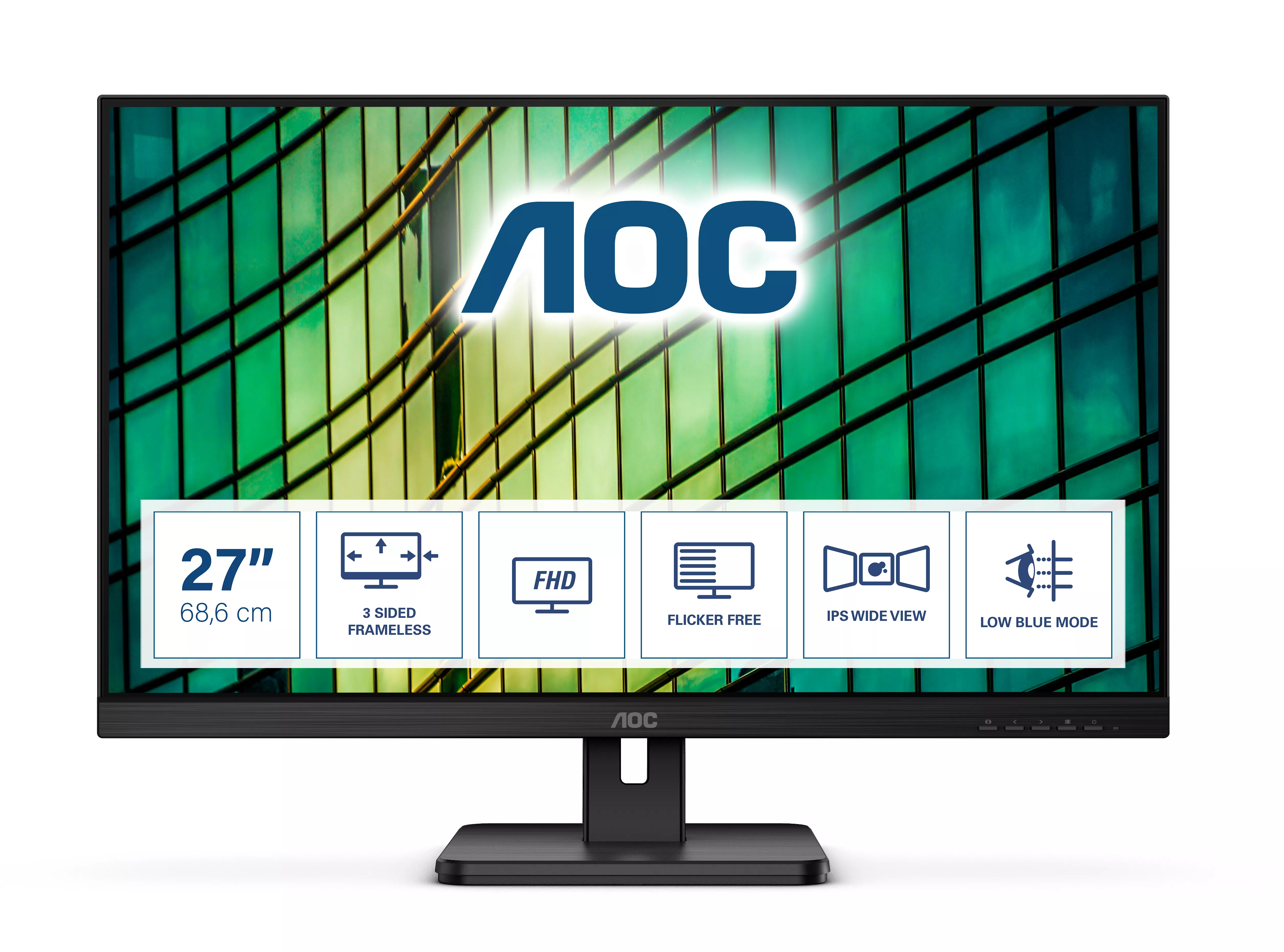 Revendeur officiel AOC 27E2QAE 27p Full HD monitor VGA HDMI