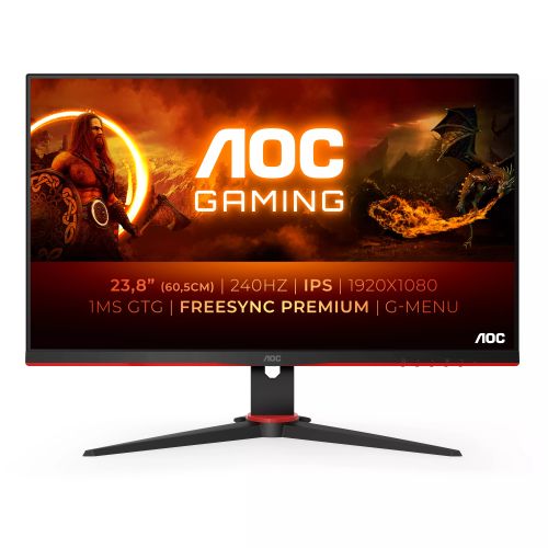 Achat AOC 24G2ZE/BK 23.8p LCD monitor HDMI DP au meilleur prix