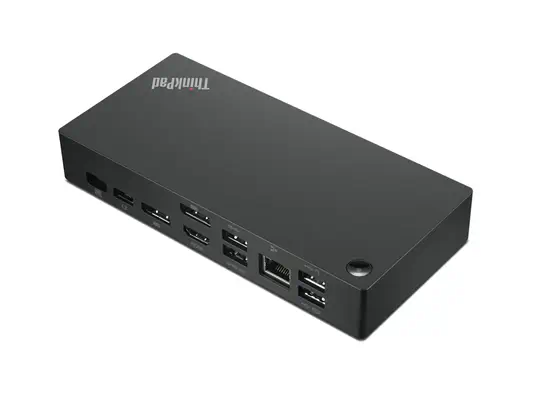 Lenovo 40AY0090IT station d'accueil Avec fil USB 3.2 Gen 1 (3.1 Gen 1) Type-C Noir - Station d'accueil pour portable - visuel 1