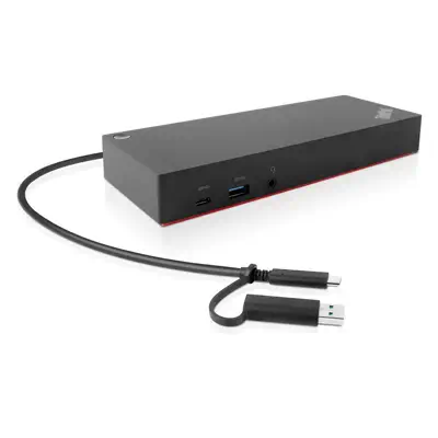 ThinkPad Hybrid USB-C with USB-A Dock - Lenovo - Station d'accueil pour portable - visuel 2
