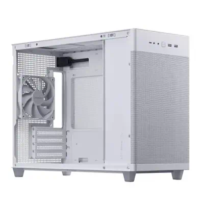 ASUS PRIME AP201 CASE TG WHITE Mini Tower Blanc - Asus - Boitier - visuel 4
