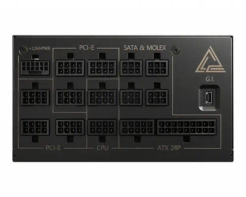 MSI MEG AI1300P PCIE5 unité d'alimentation d'énergie 1300 W 24-pin ATX ATX Noir - Boitier d'alimentation - visuel 2