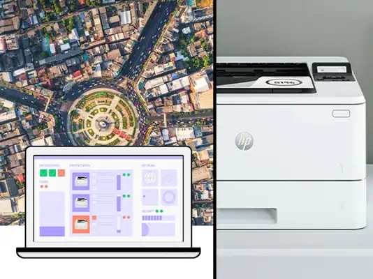 LaserJet Pro 4002dn Noir et blanc Imprimante, Ethernet uniquement - HP - Imprimante Laser - visuel 10