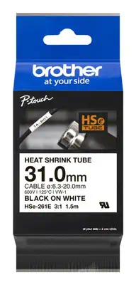 Brother HSE-261E tuyau thermo-rétractable - Ruban - visuel 1