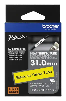 Brother HSE-661E tuyau thermo-rétractable - Ruban - visuel 2