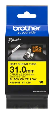 Brother HSE-661E tuyau thermo-rétractable - Ruban - visuel 1