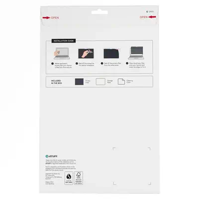 eSTUFF GLBW13283209 filtre anti-reflets pour écran et filtre de confidentialité 33 cm (13") Ordinate - Protection d'écran et Filtre - visuel 2