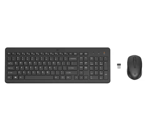 Ensemble combiné clavier et souris sans fil HP 330 - Pack Clavier, souris - visuel 1