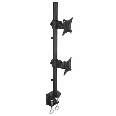 Techly ICA-LCD-350-D support d'écran plat pour bureau 68,6 cm (27") Noir - Accessoire Moniteur - visuel 1