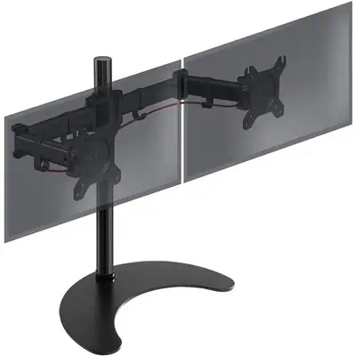 Desk Stand for 2 Monitor 13-27" with Base h.400m  ICA-LCD 3410 - Techly - Accessoire Moniteur - visuel 4