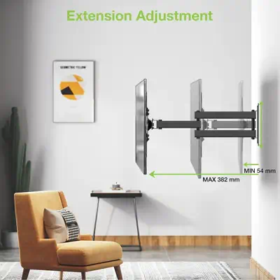Techly ICA-LCD 923B support pour téléviseur 76,2 cm (30") Noir - Accessoire Affichage - visuel 5