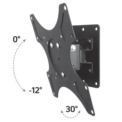 Techly ICA-LCD 2900B support pour téléviseur 94 cm (37") Noir - Accessoire Affichage - visuel 5