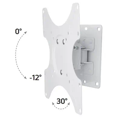 Techly ICA-LCD 2900WH support pour téléviseur 94 cm (37") Blanc - Accessoire Affichage - visuel 5
