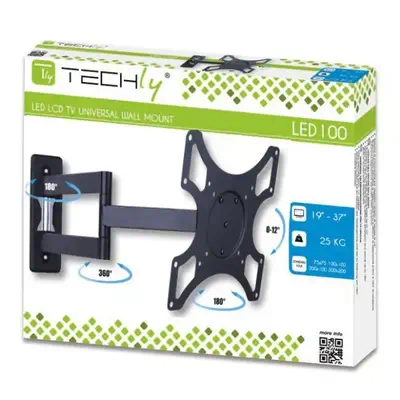 Techly ICA-LCD-2903 support pour téléviseur 94 cm (37") Noir - Accessoire Affichage - visuel 2