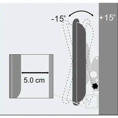 Techly ICA-PLB 131L support pour téléviseur 165,1 cm (65") Noir - Accessoire Affichage - visuel 5